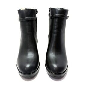 Giani Bernini Women's Glenaa Wedge Booties Black Size 7.5M NWT/BOX